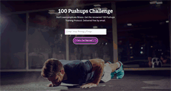 Desktop Screenshot of 100pushups.com